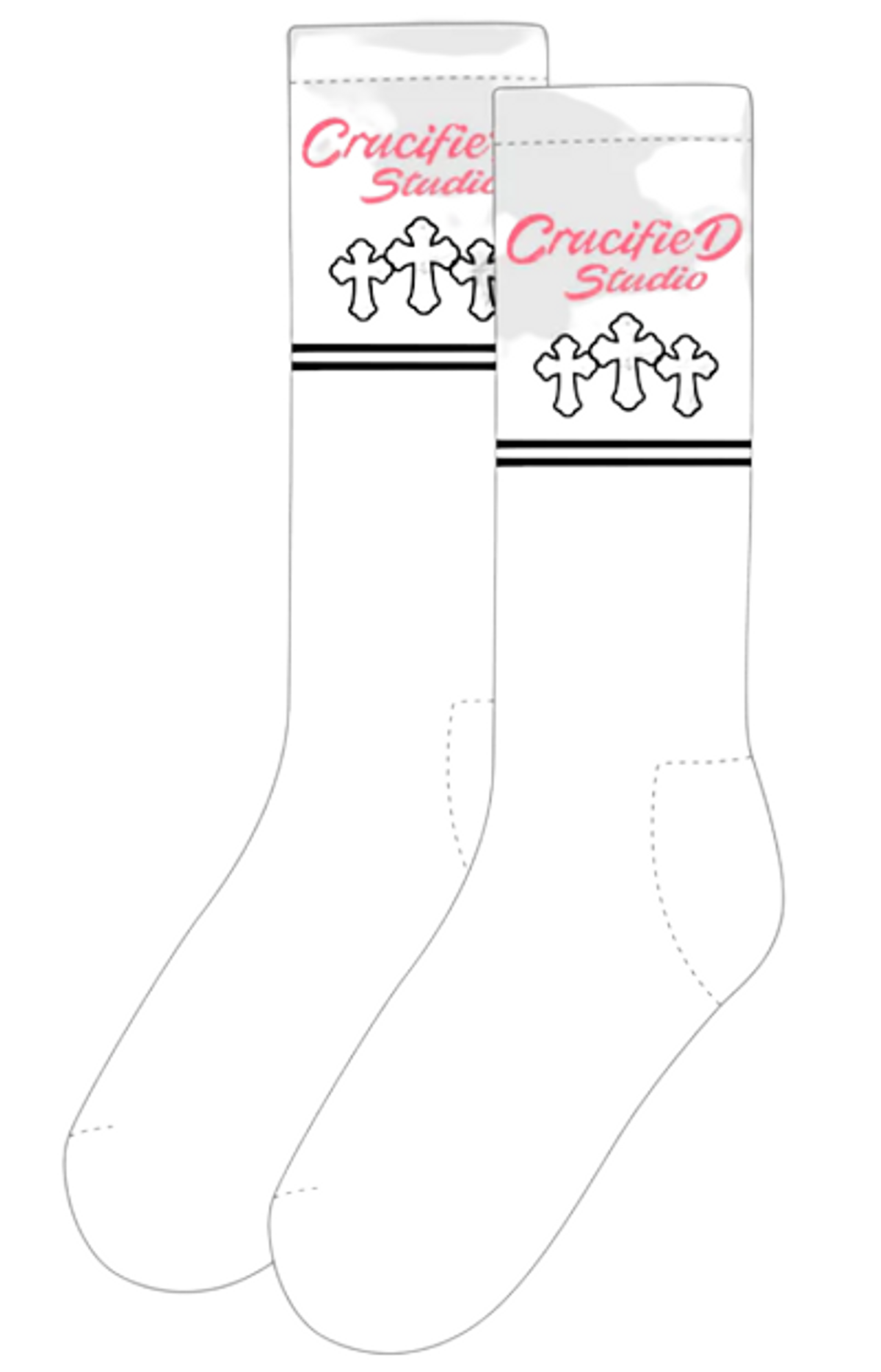 Crucified Studios Sinners Revenge Socks