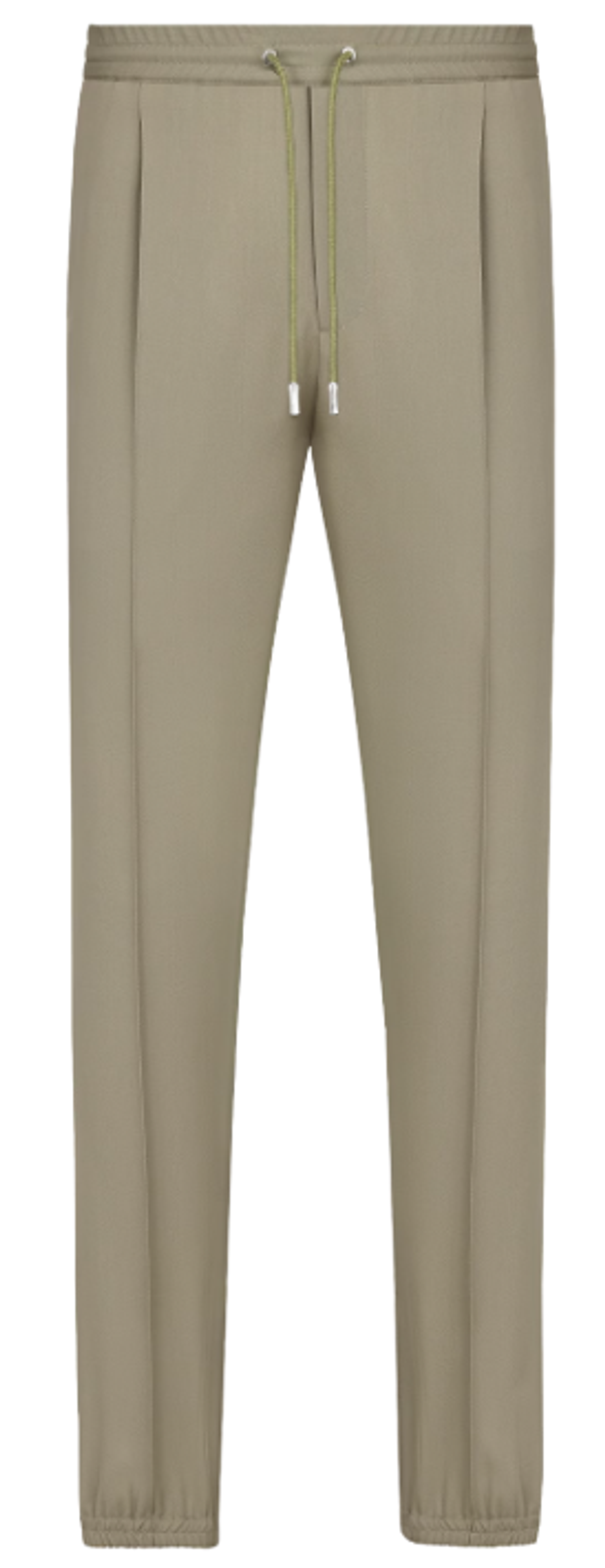 Dior Khaki-Green Wool Twill Track Pants