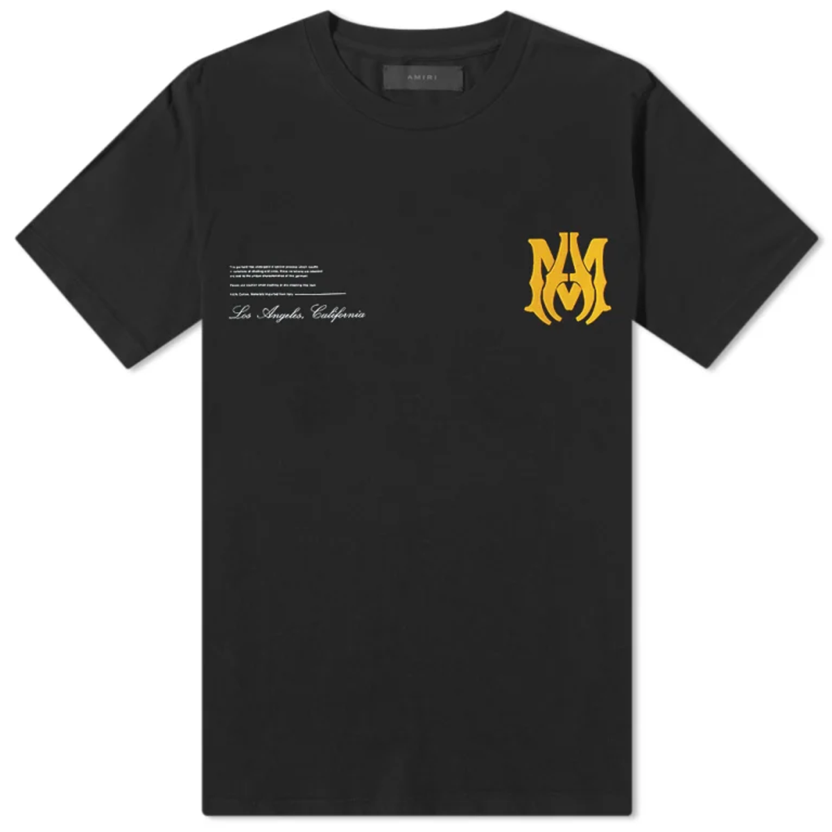 Amiri Black Military Specs Stencil T-Shirt