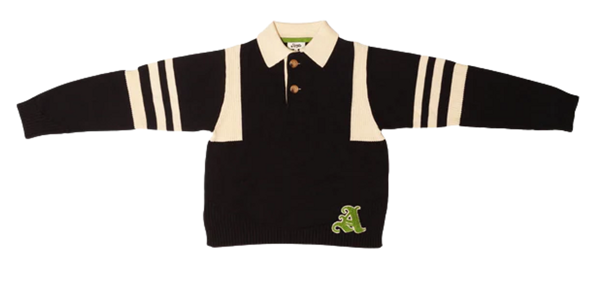 Aseye Studio Kai Rugby Black Sweater