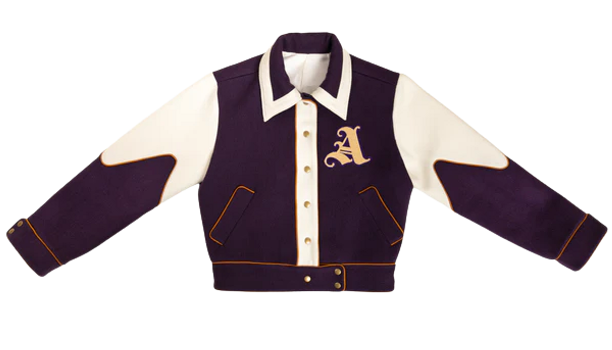 Aseye Studio Liz Varsity Deep Purple Jacket
