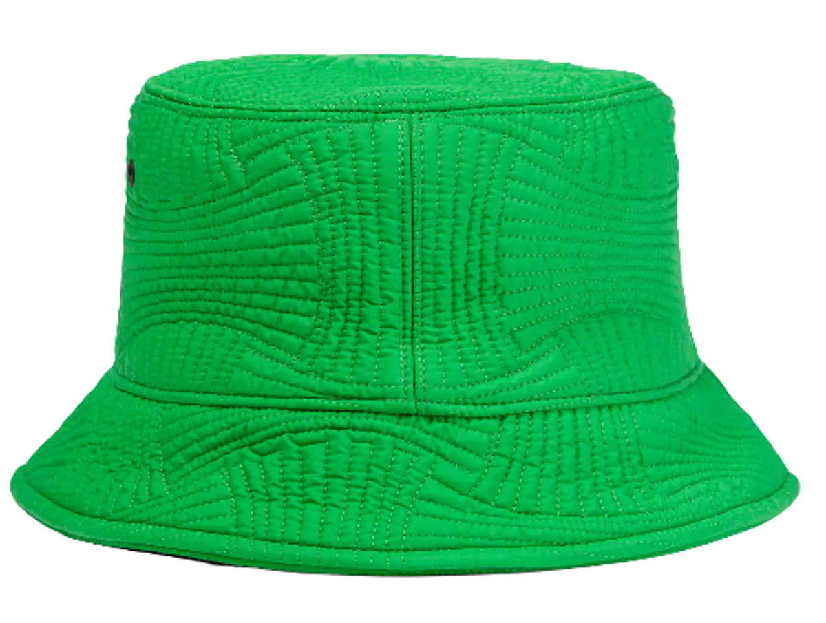 Bottega Veneta Parakeet Quilted Nylon Bucket Hat