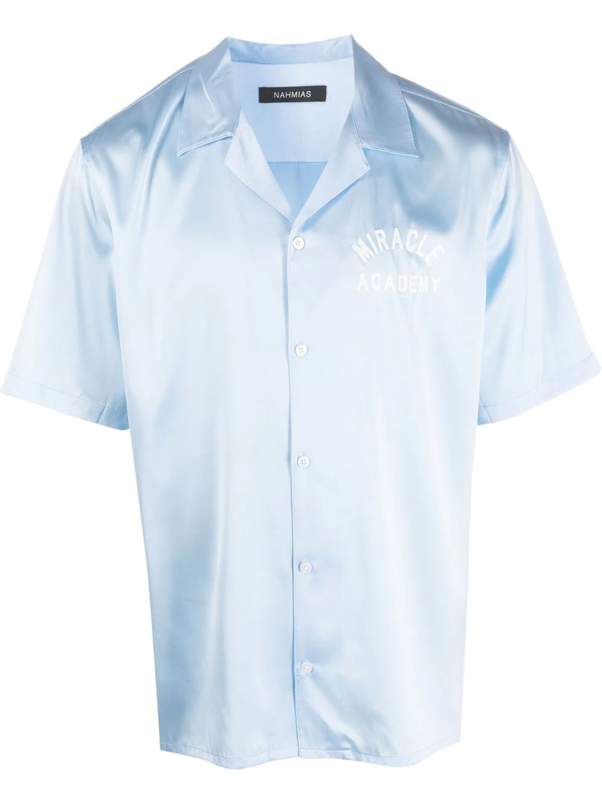 Nahmias Blue Miracle Academy Silk Button-front Shirt