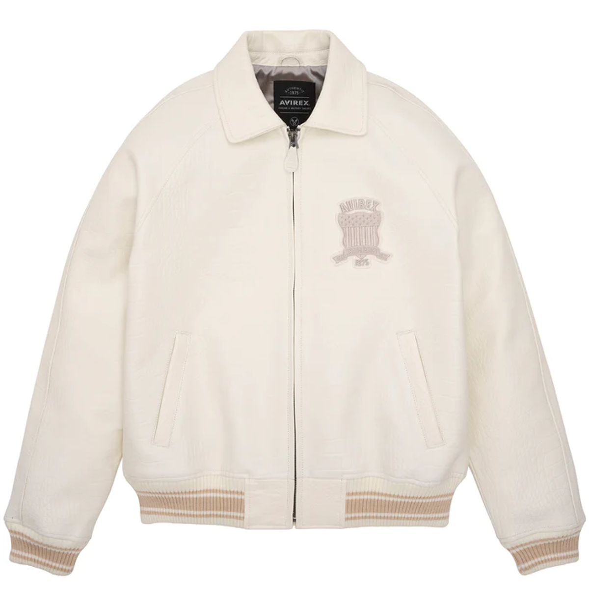 Avirex Snow White Croc Icon Jacket