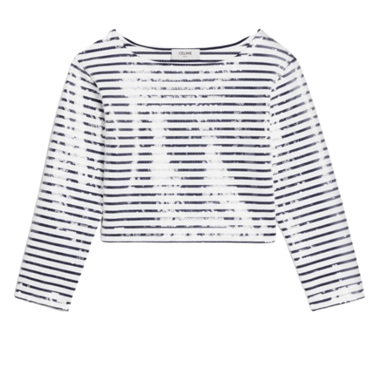 Celine Embroidered Mariniere Cotton Jersey