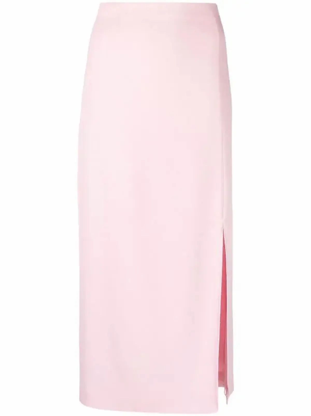 Giambattista Valli Pink Viscose Crepe Midi Skirt