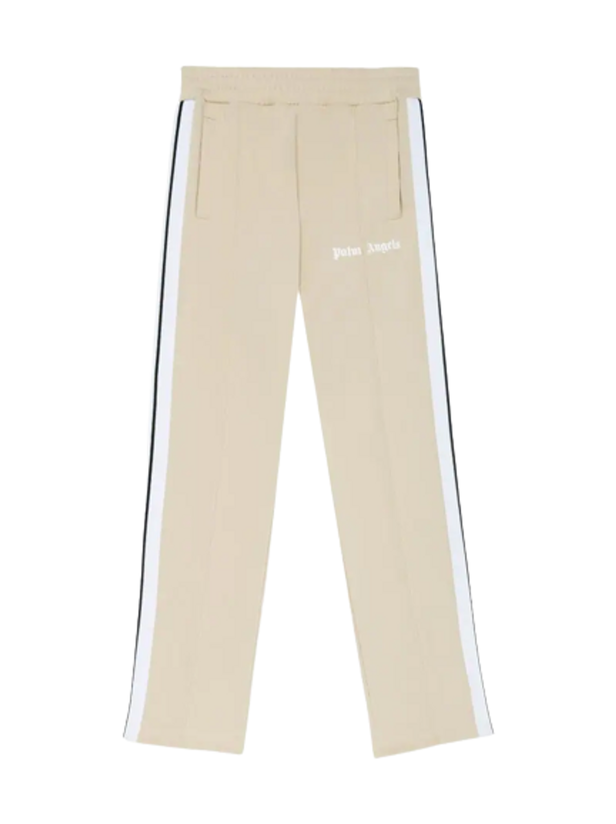 Palm Angels Brown Rice Whit Pants