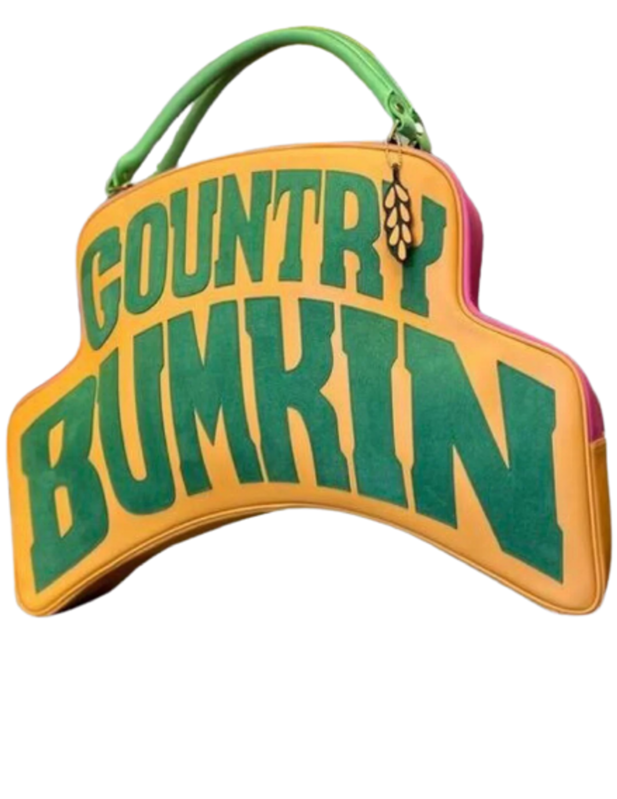 Country Bumkin CB Yellow Green Bag