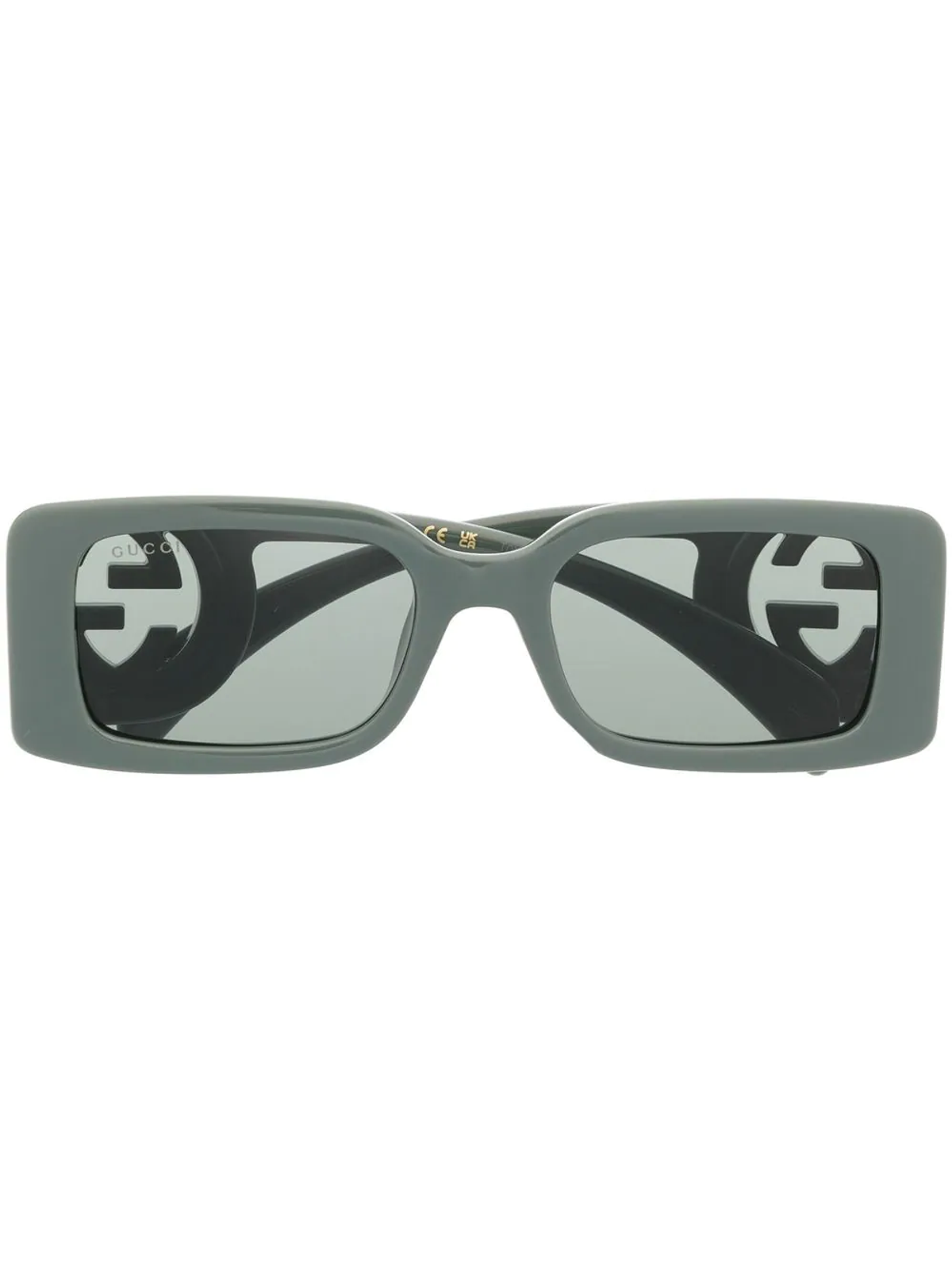 Gucci Chaise Lounge Rectangle-Frame Sunglasses