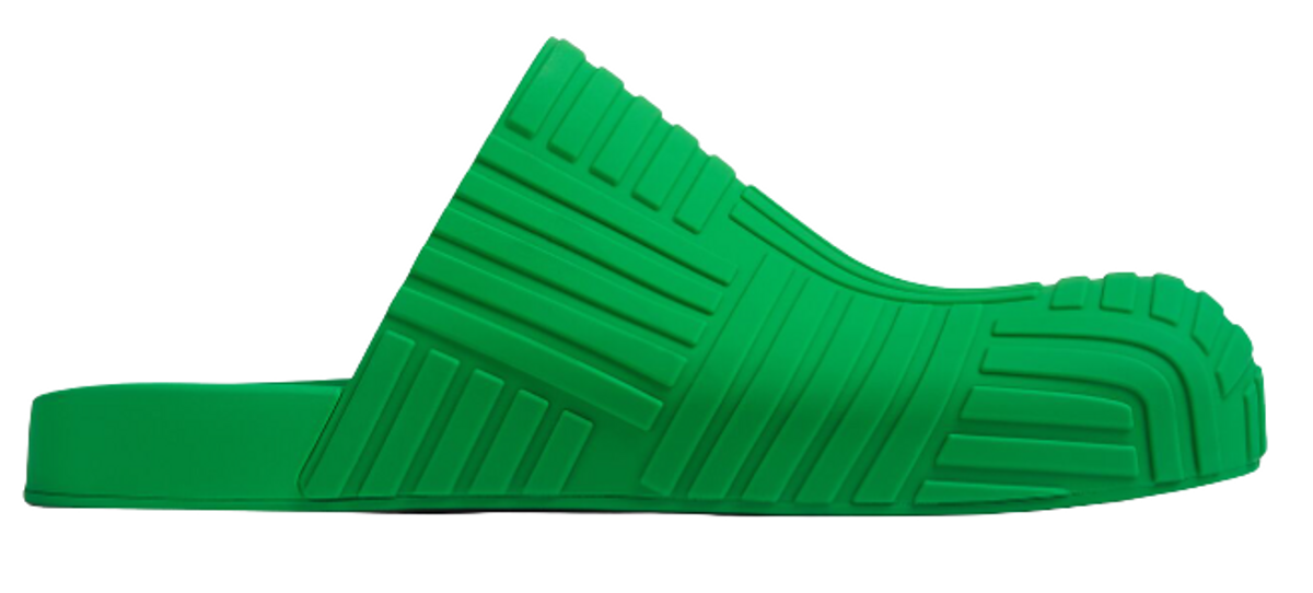 Bottega Veneta Parakeet Rubber Clogs
