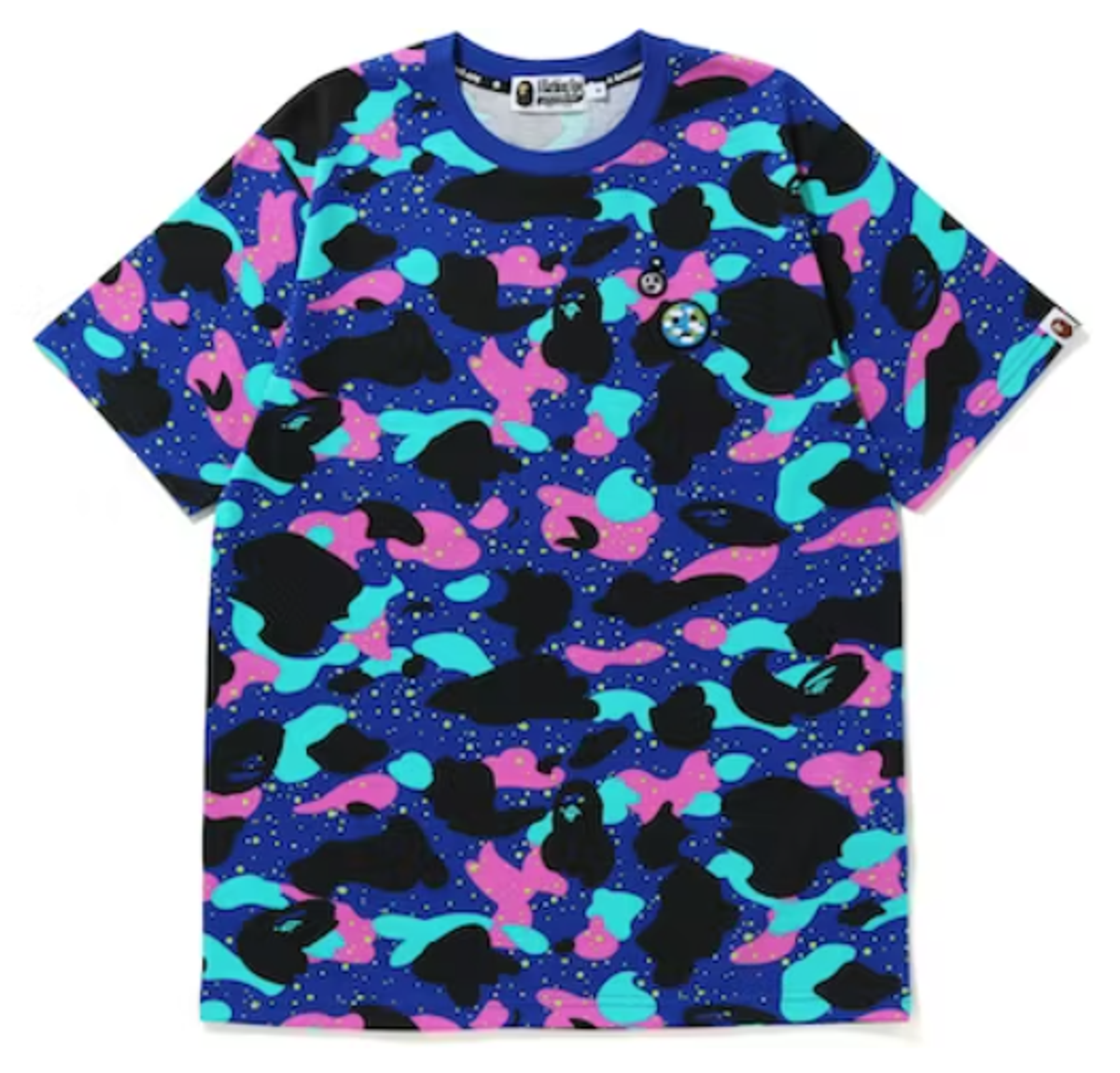 Bape × Kid Cudi Merch Multi Camo T-Shirt