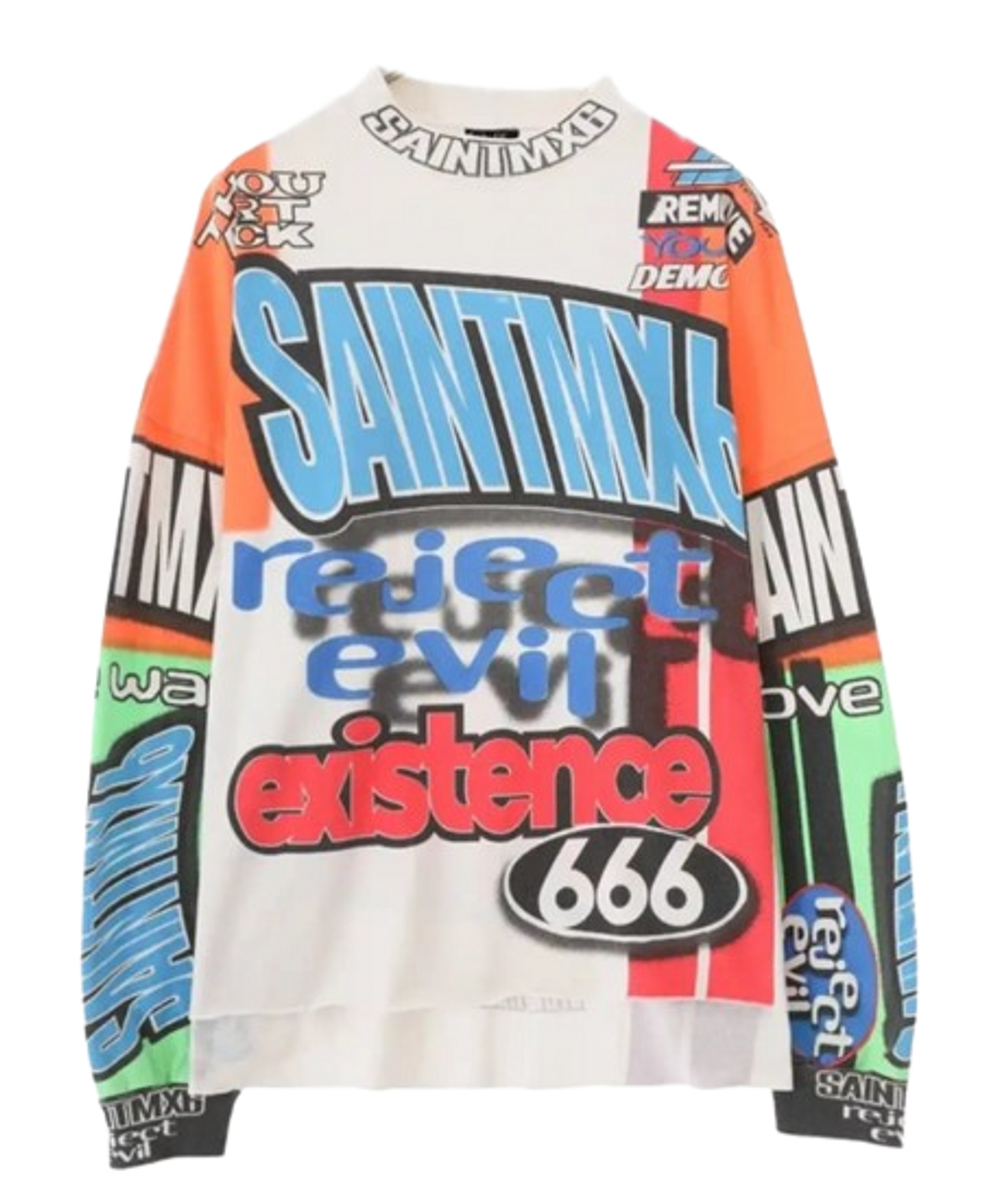 Readymade × Saint Michael White Motocross T-Shirt