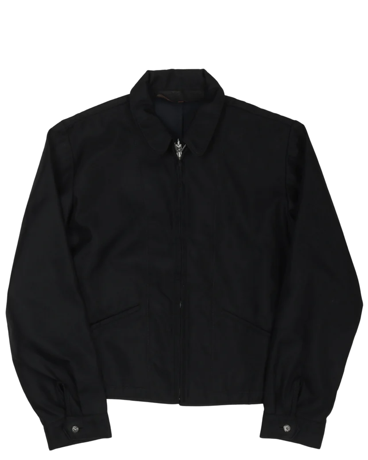 Chrome Hearts Cross Patch Zip Up Work Jacket