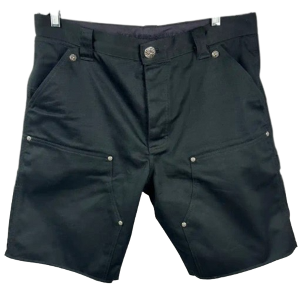 Chrome Hearts Sterling Silver Detailed Carpenter Shorts