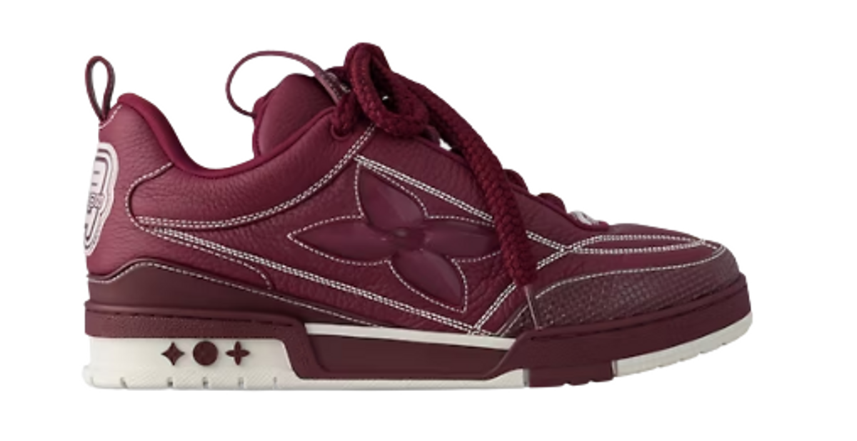 Louis Vuitton Bordeaux LV Skate Sneakers