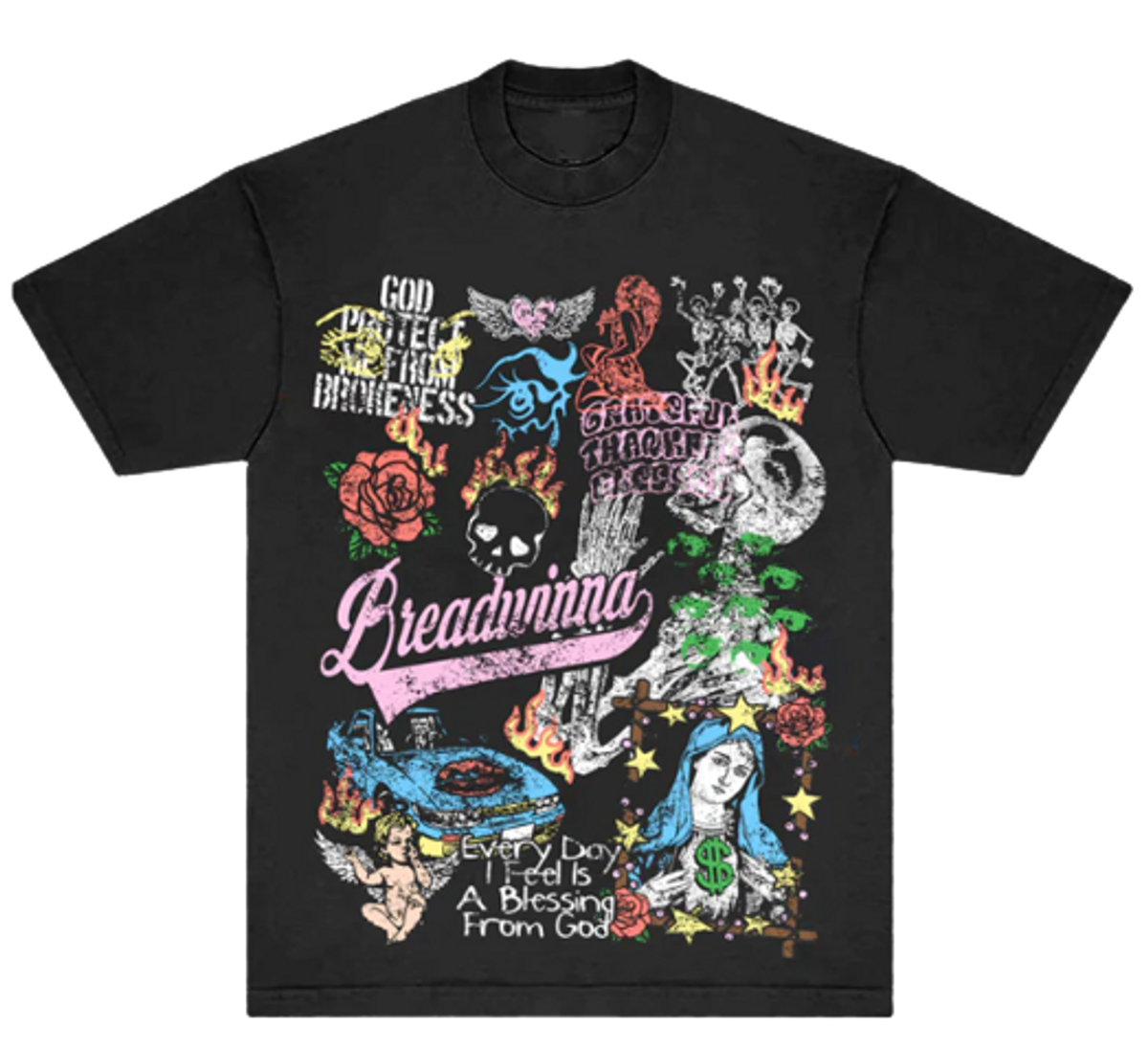 Breadwinna Path to Greatness Black T-Shirt