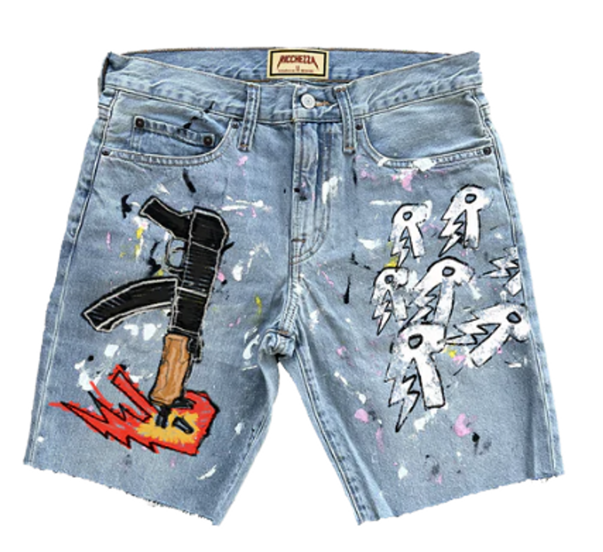 Ricchezza Forever Chezza Choppa Cutoff Denim Shorts | WHAT’S ON THE STAR?