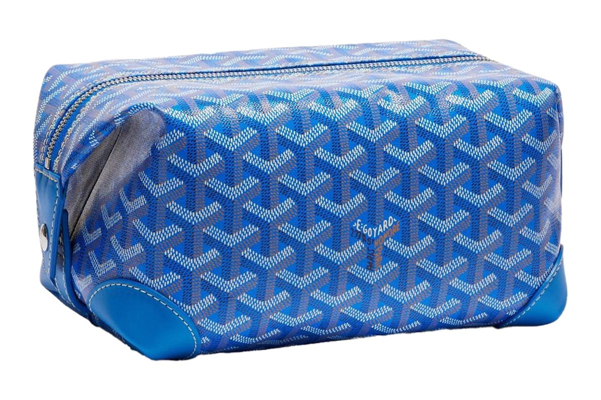 Goyard Sky Blue Boeing 25 Toilet Bag