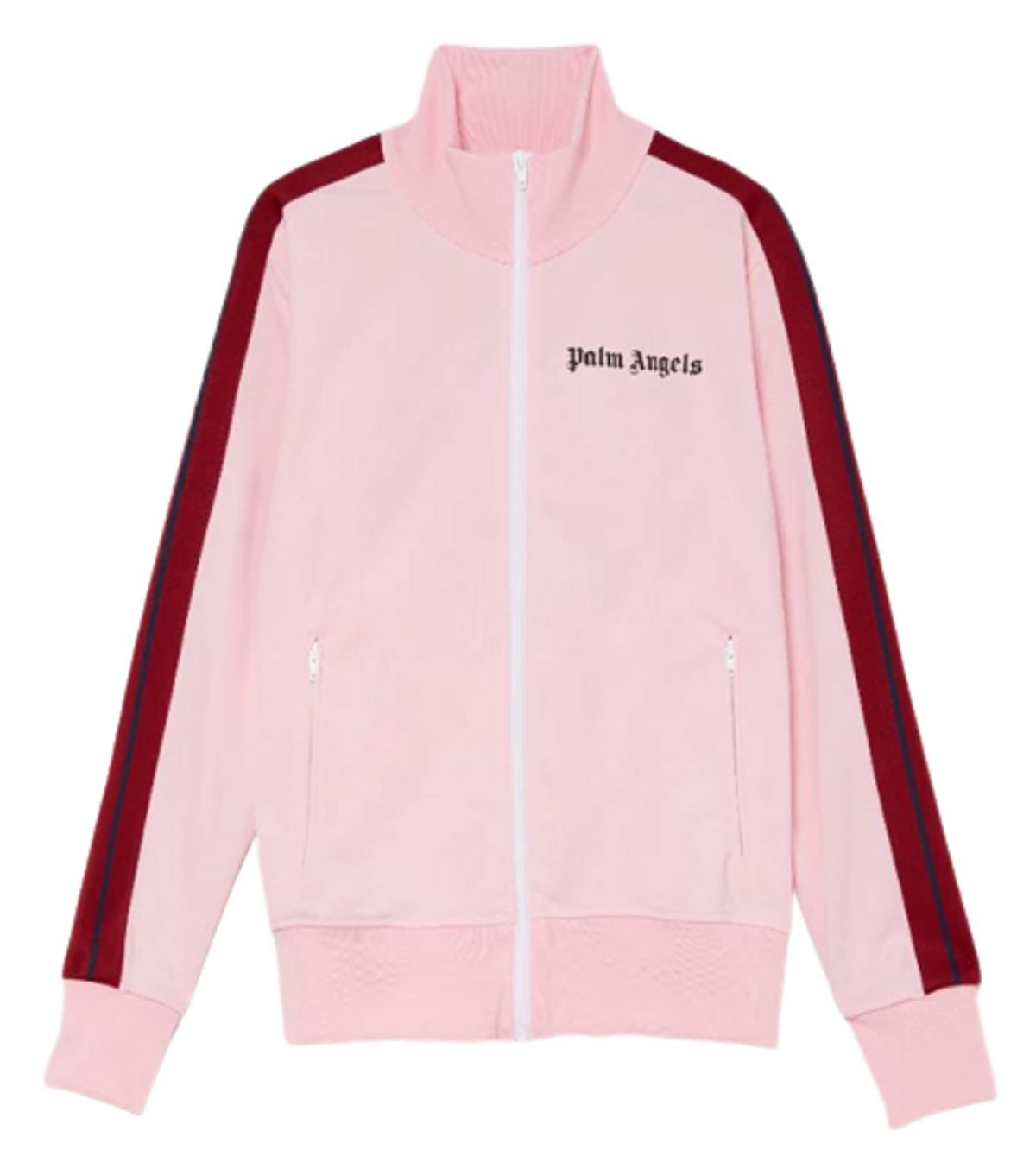 Palm Angels Pink And Burgundy Track Jacket