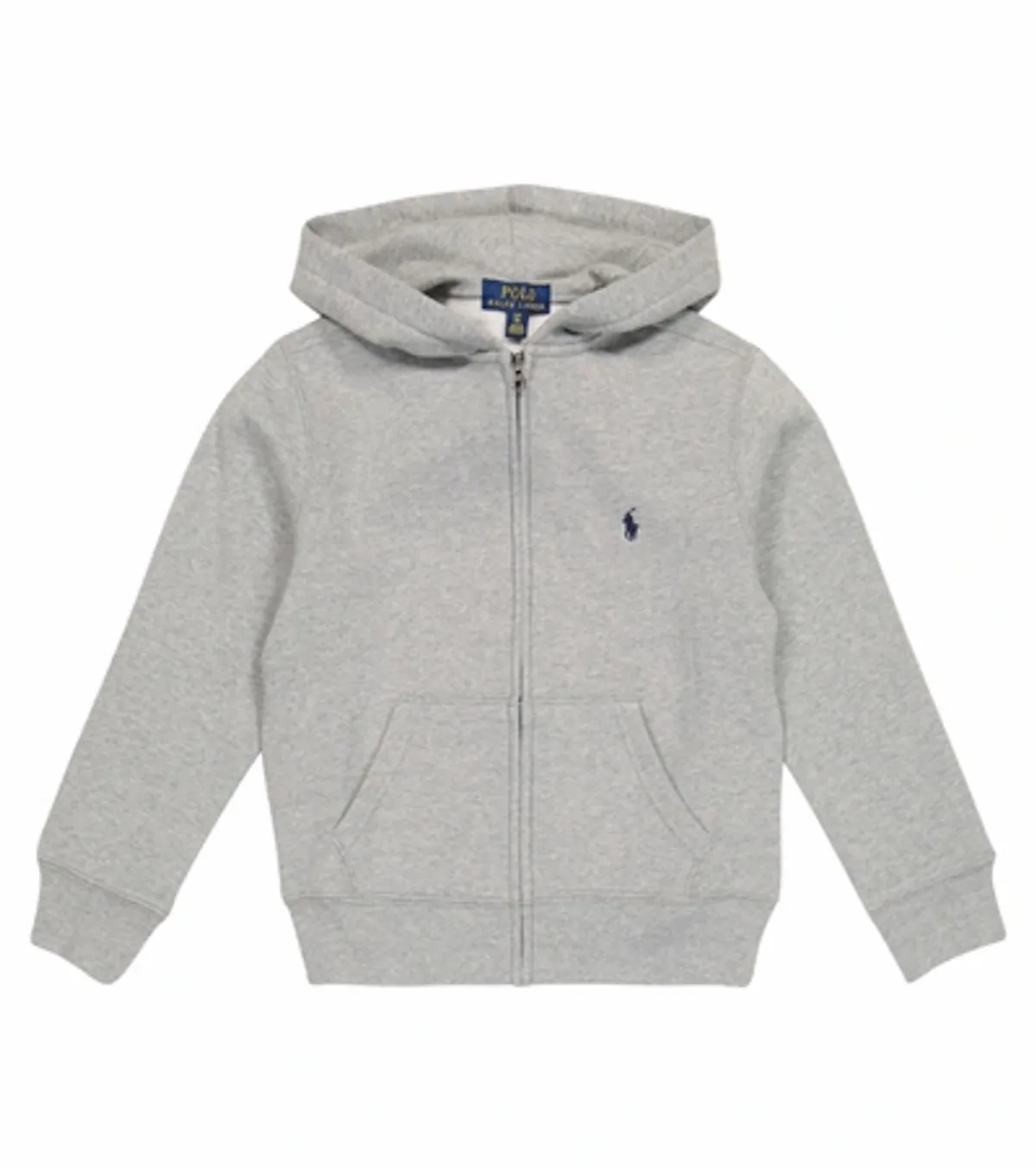 Ralph Lauren Gray Cotton-blend Jersey Hoodie