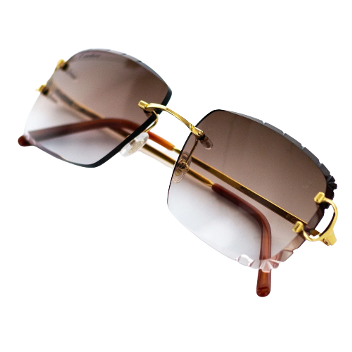 Cartier Gold Detail Big C Sunglasses