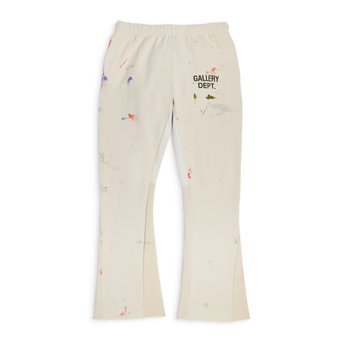 Gallery Dept. White Painted Flared Sweatpants
