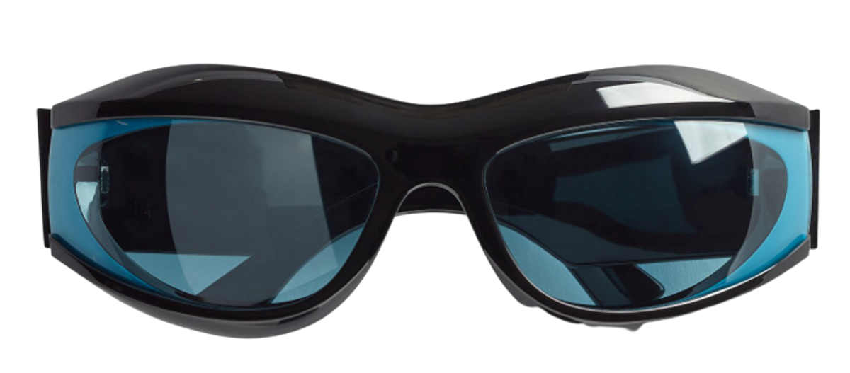 Bottega Veneta Cangi Wraparound Injected Acetate Sunglasses Bottega Veneta - Cangi Wraparound Injected Acetate  main image 2
