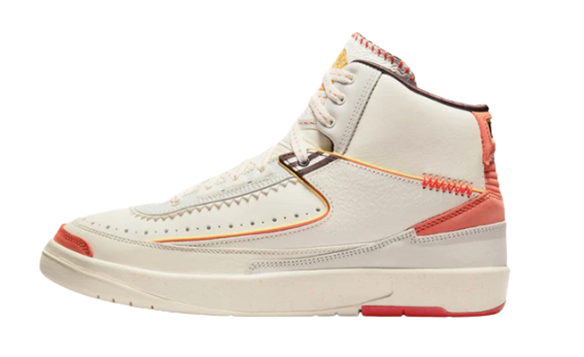 Jordan × Maison Chateau Orange Jordan 2 Retro Rogue Sneakers