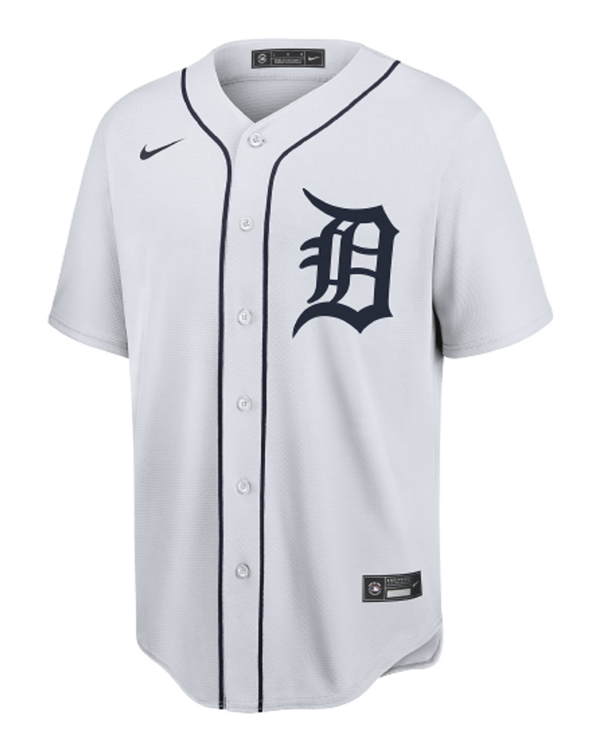 Nike × Detroit Tigers White Replica Baseball Jersey