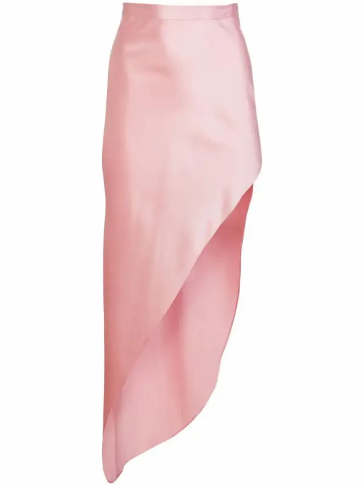 Fleur De Mal Pink High-Waisted Asymmetric Skirt