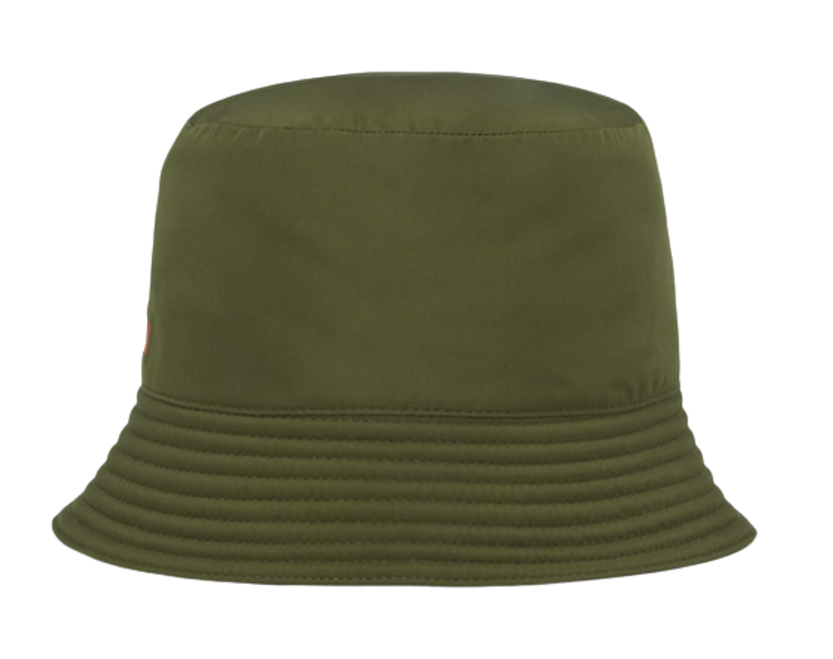 Prada Military Green Technical Fabric Bucket Hat