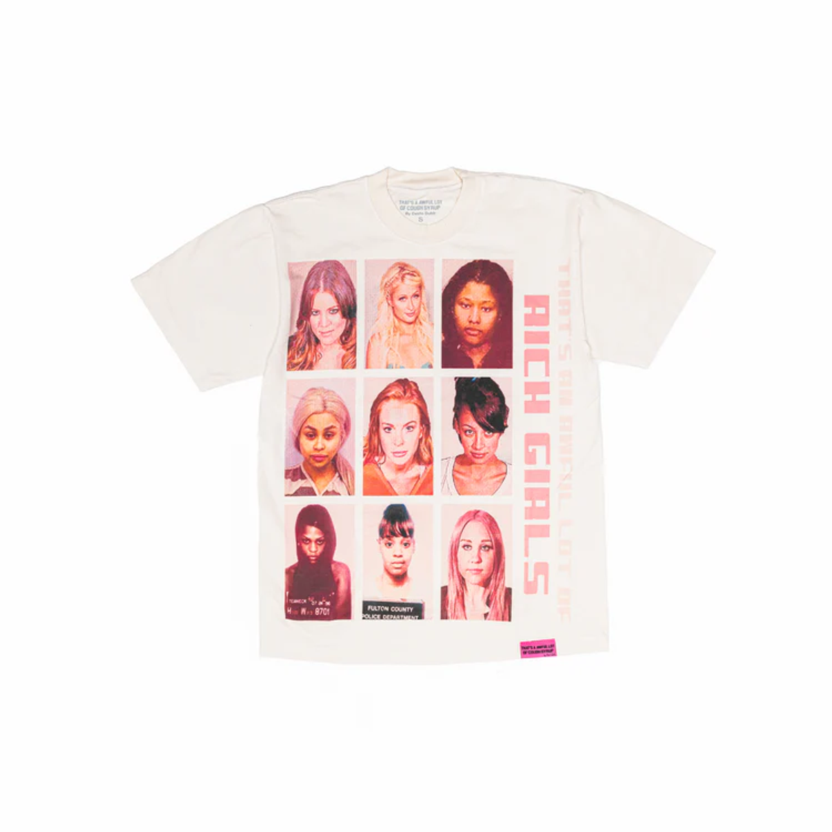 Cough Syrup Rich Girls Mugshot T-Shirt