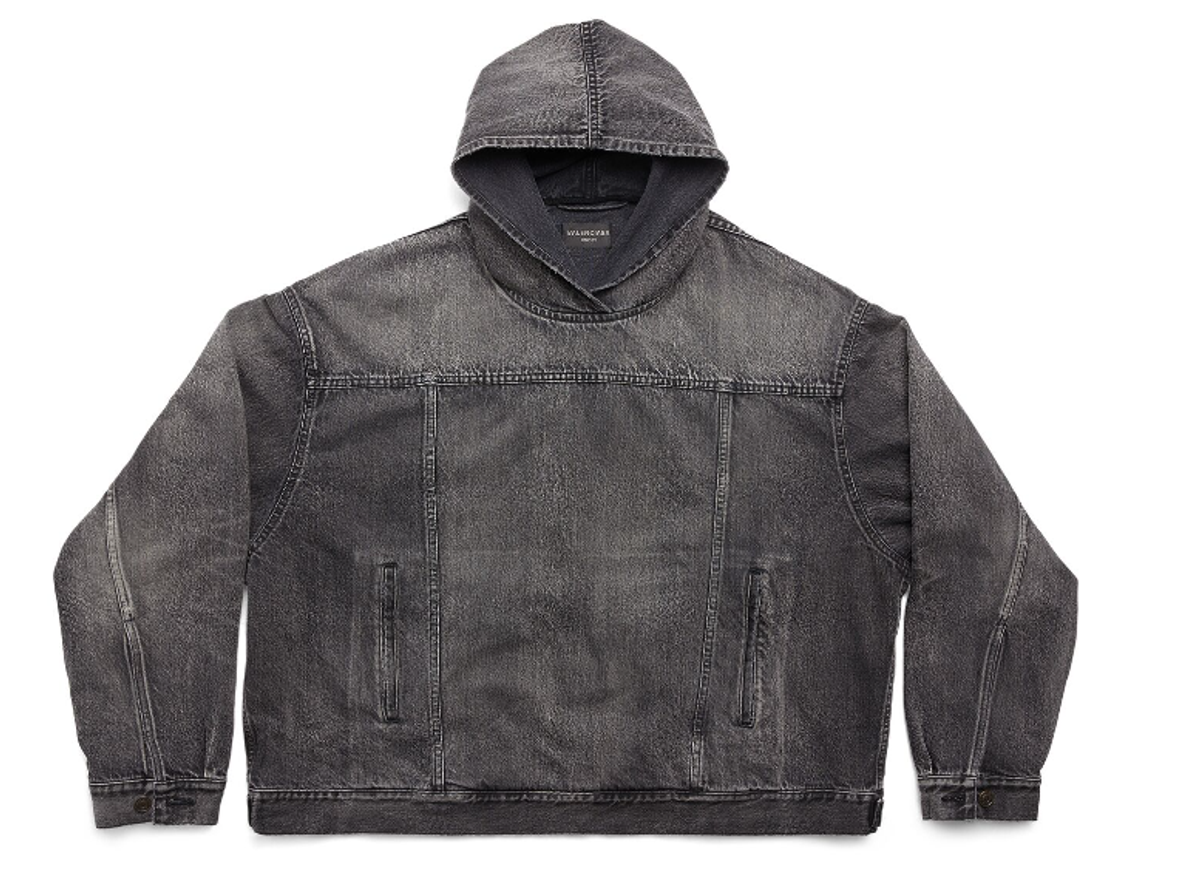 Balenciaga Black Pull-Over Jacket