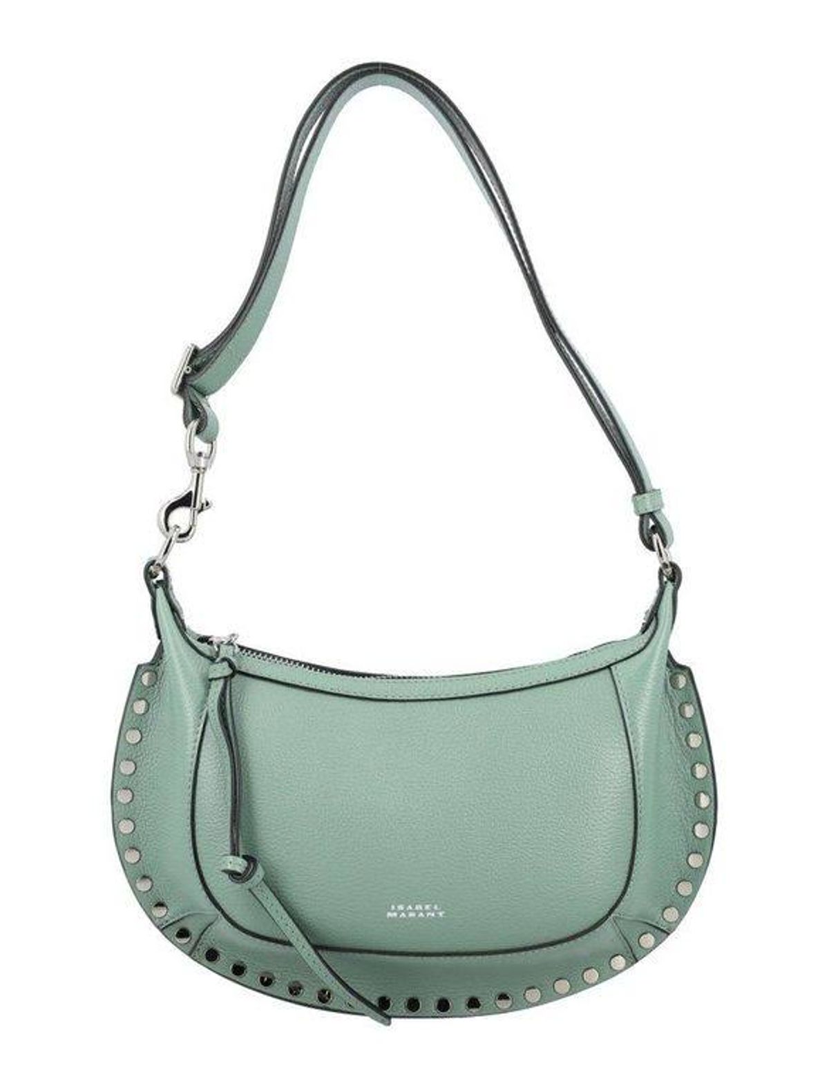 Isabel Marant Oskan Moon Leather Shoulder Bag
