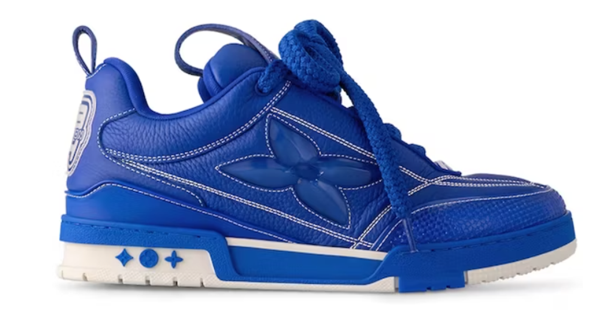 Louis Vuitton Blue Lv Skate Sneakers