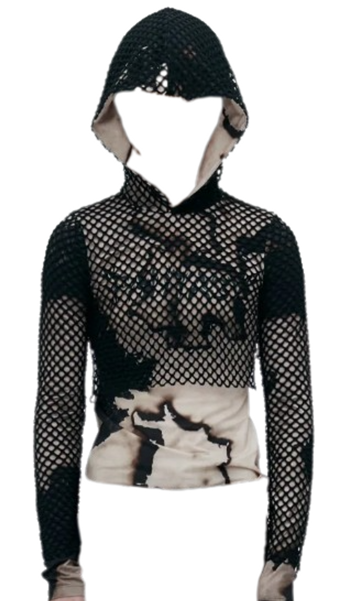 Kusikohc Hooded Mesh Long Sleeve Technical T-Shirt