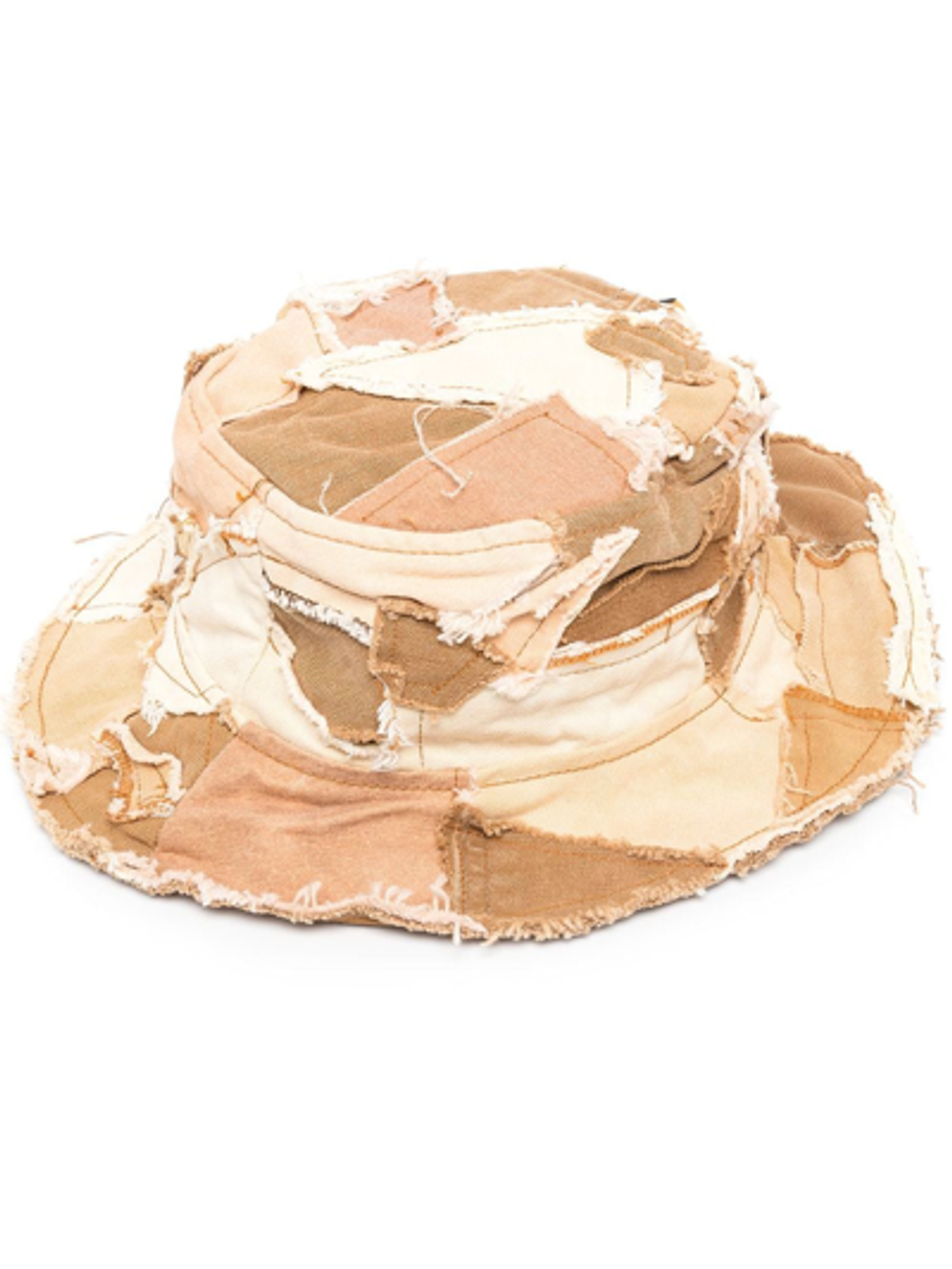 Gallery Dept. Brown Patchwork Canvas Bucket Hat