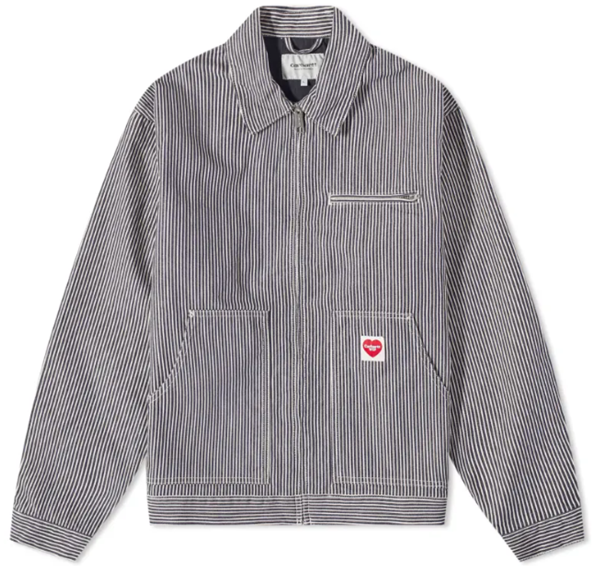 Carhartt Dark Navy And Wax Wip Terrell jacket
