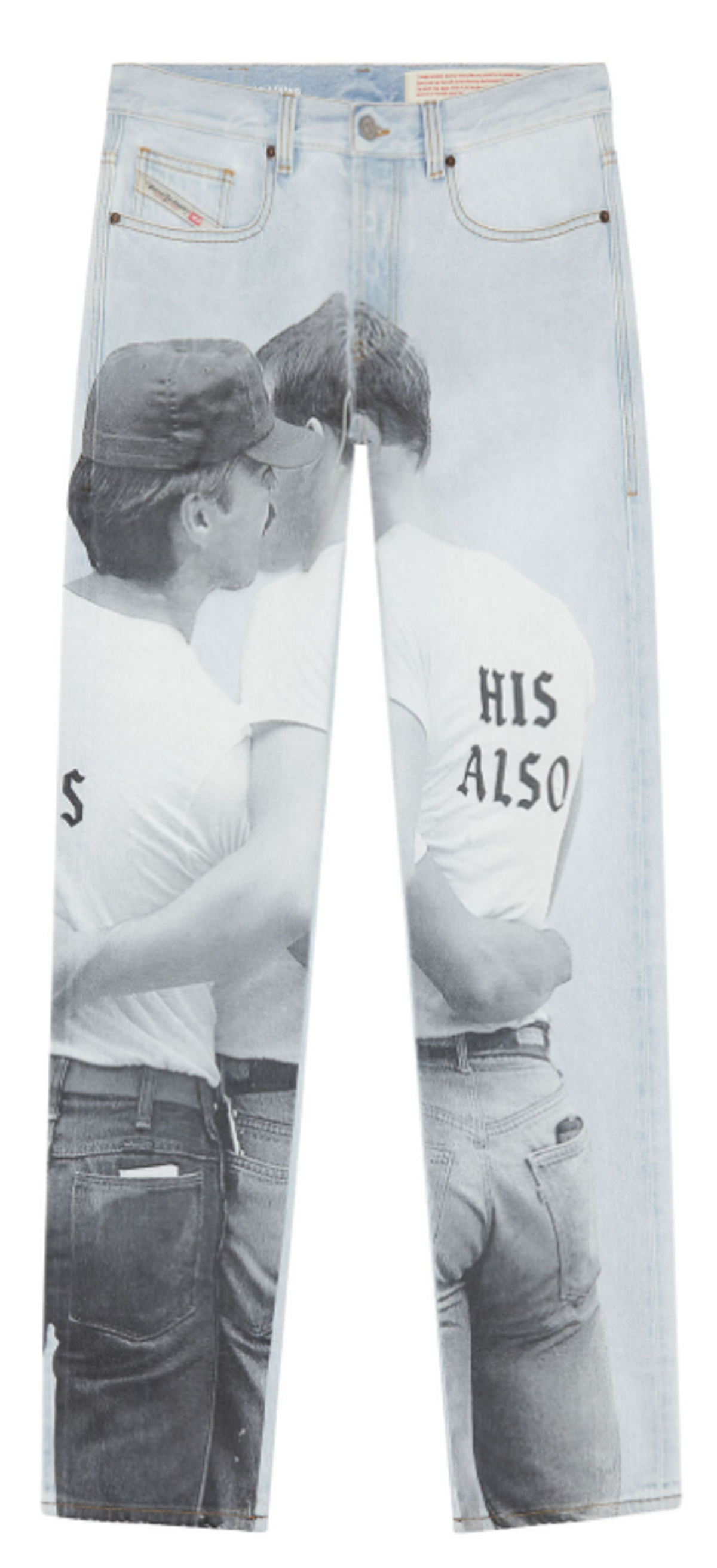 Diesel Light Blue D-Macs 2010 Straight Jeans