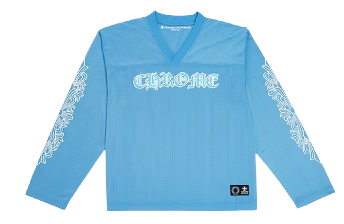 Chrome Hearts Mesh Blue Warm Up Jersey