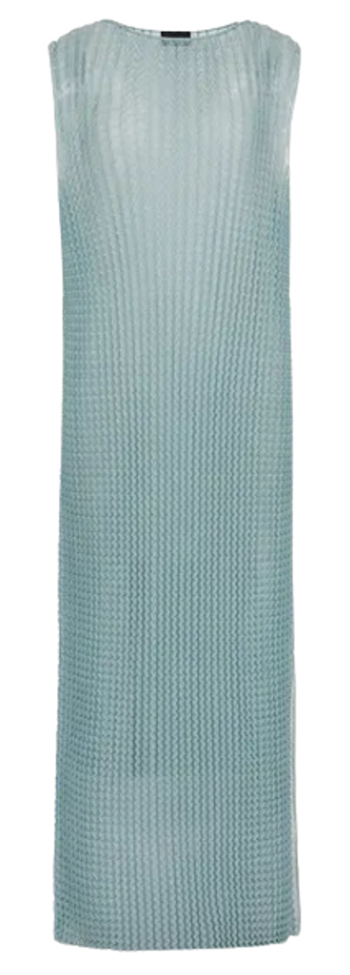 Emporio Armani 3D-Effect Waffle-Knit Long Dress