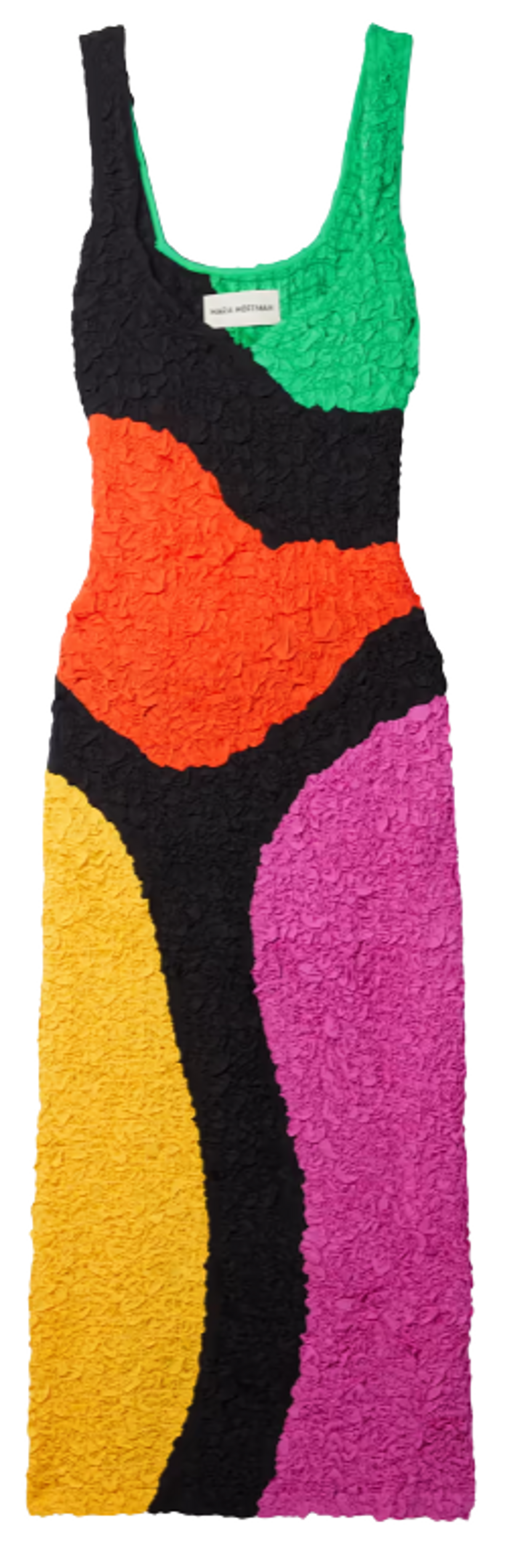 Mara Hoffman Ramona Sleeveless Colorblock Midi Column Dress