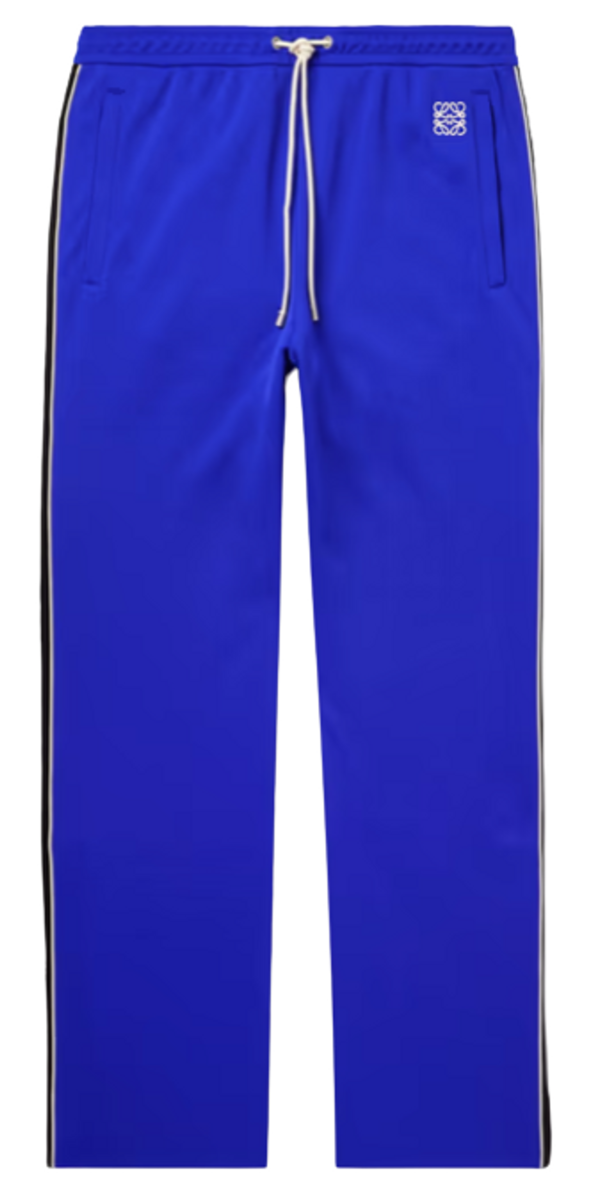 Loewe Blue Logo-embroidered Striped Tech-jersey Track Pants