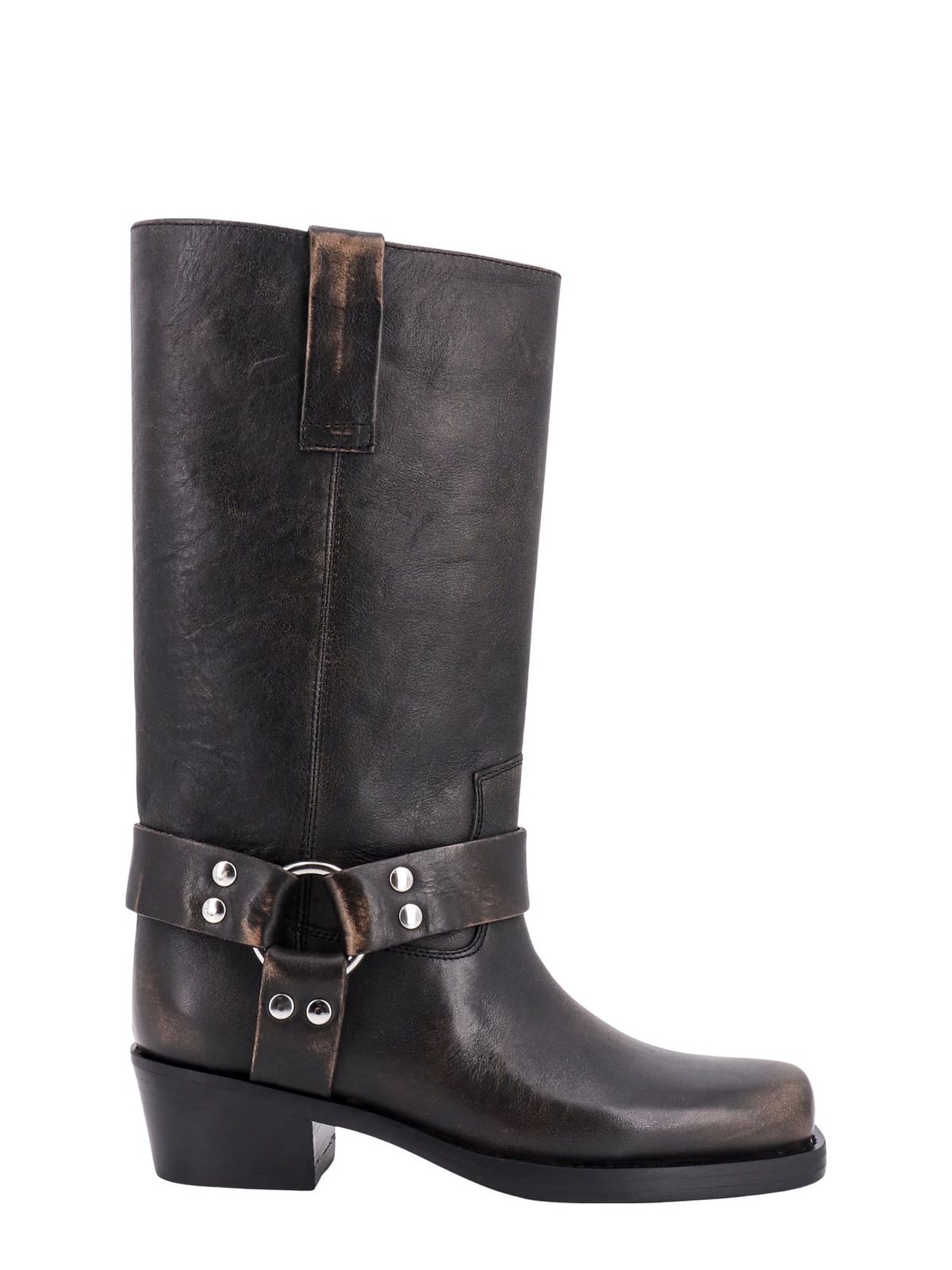 Paris Texas Black Nappa Leather Roxy Boots