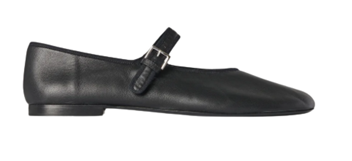 The Row Leather Boheme MJ Flats