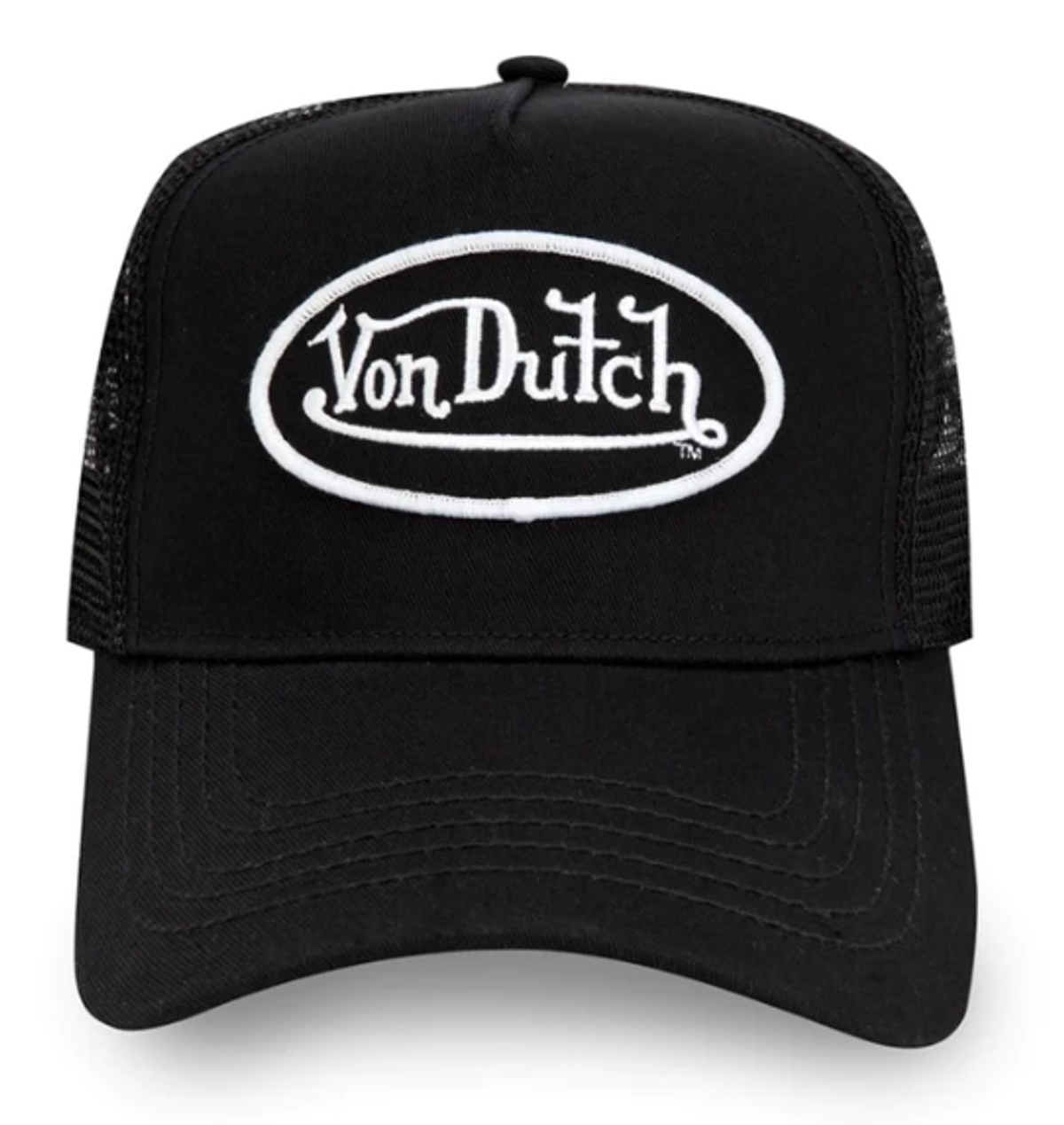 Von Dutch Black Classic Trucker Cap