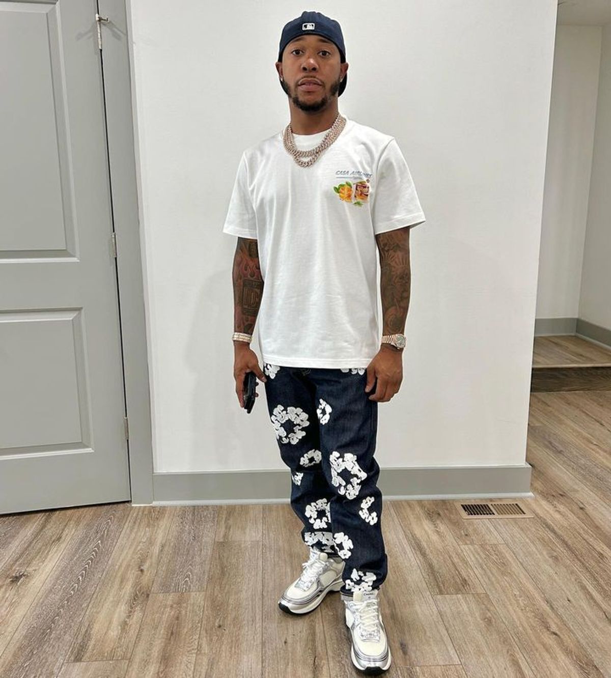 Chino Braxton Outfit from August 12, 2023 | WHAT’S ON THE STAR?