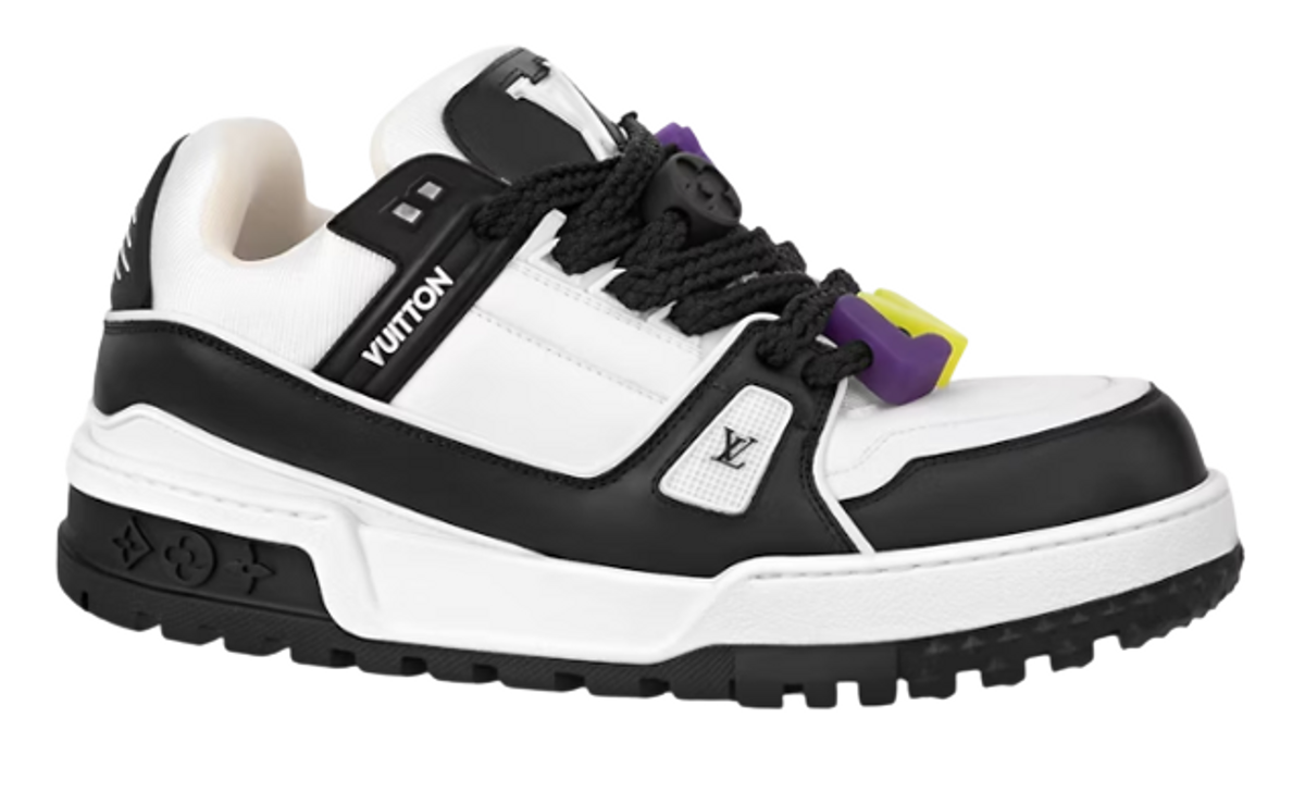 Louis Vuitton Black LV Trainer Maxi Sneakers