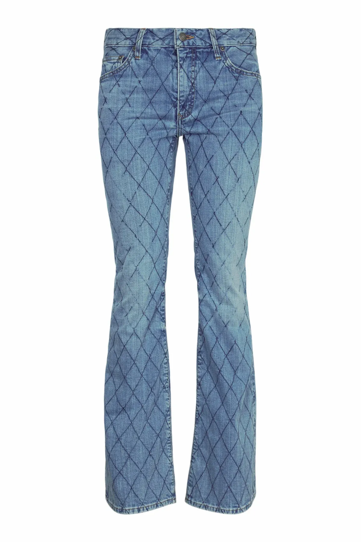 Cout De La Liberte Jimmy/Quilted Stretch Comfort Denim Flare