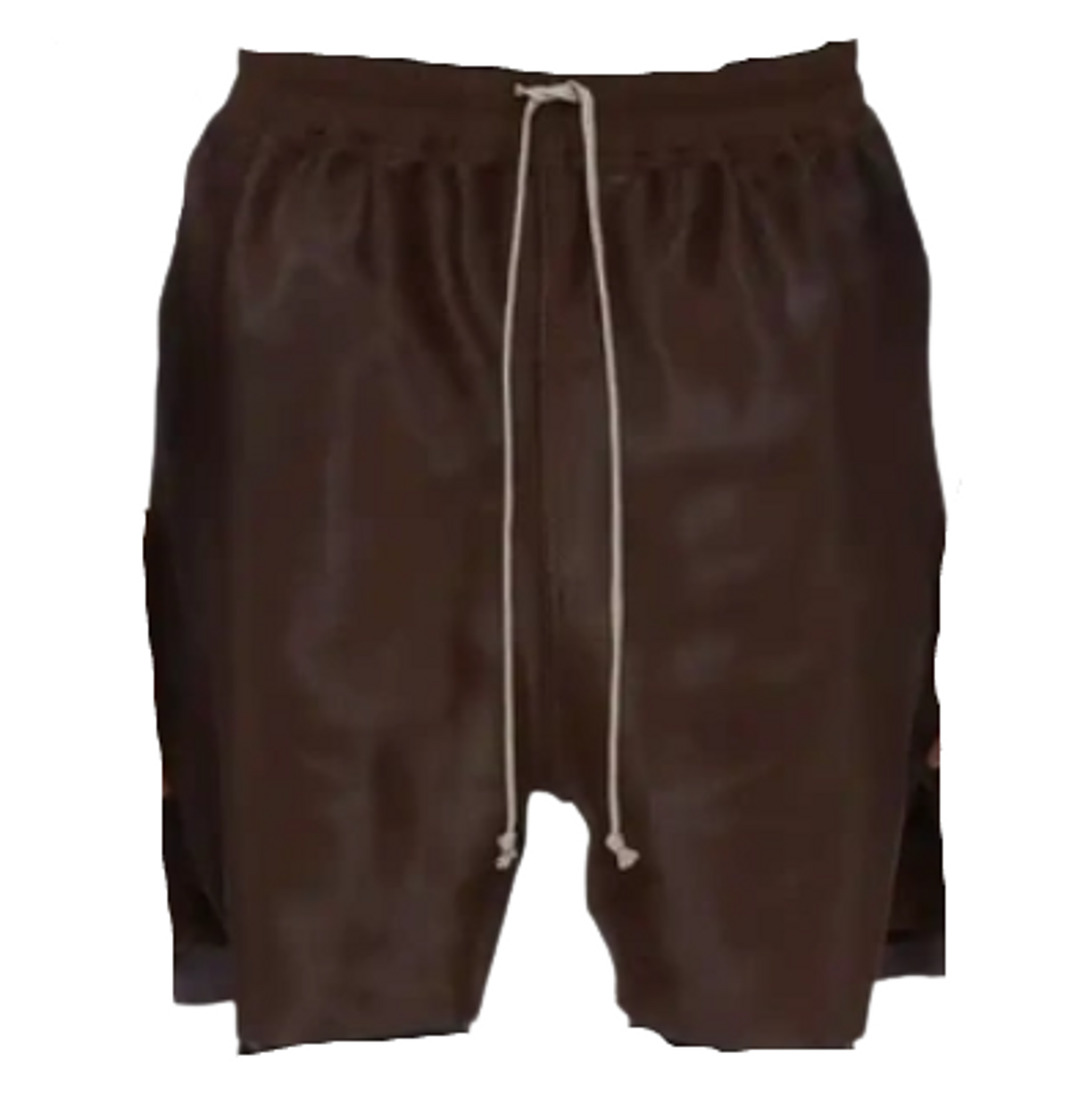 Rick Owens Brown Cargo Pod Boxer Drop Crotch